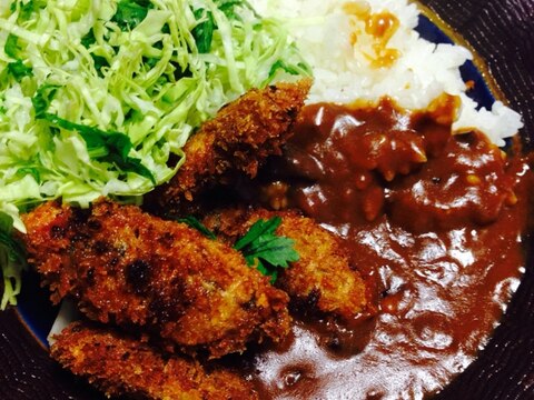 牡蠣フライのカレー